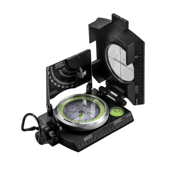 Multi Function Military Army Lensatic Compass with Gradienter - Image 2