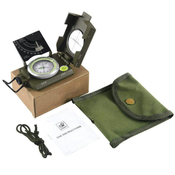Multi Function Military Army Lensatic Compass with Gradienter - Image 6