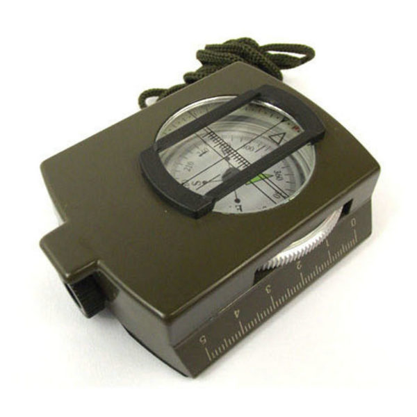 Army Military Alloy Luminous Lensatic Compass - Image 2
