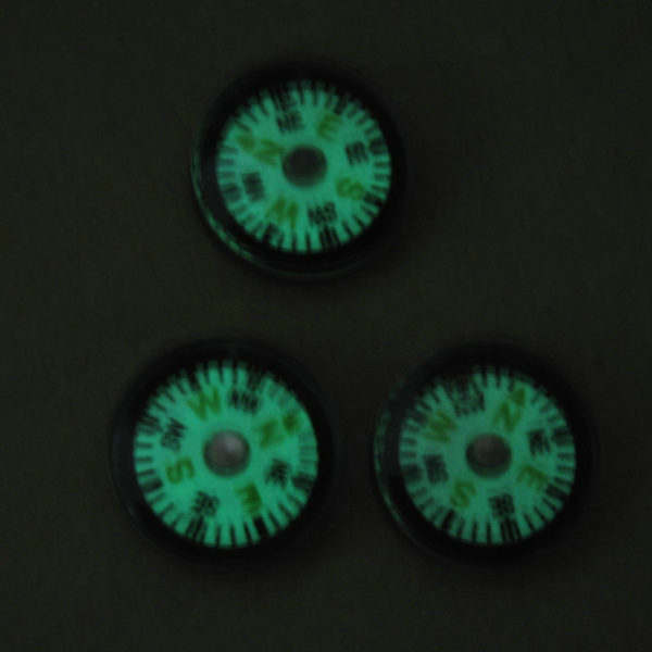15mm Glow in Dark Luminous Liquid Compass - Image 2