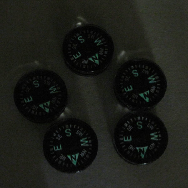 20mm Mini Liquid-filled Luminous Button Compass - Image 4