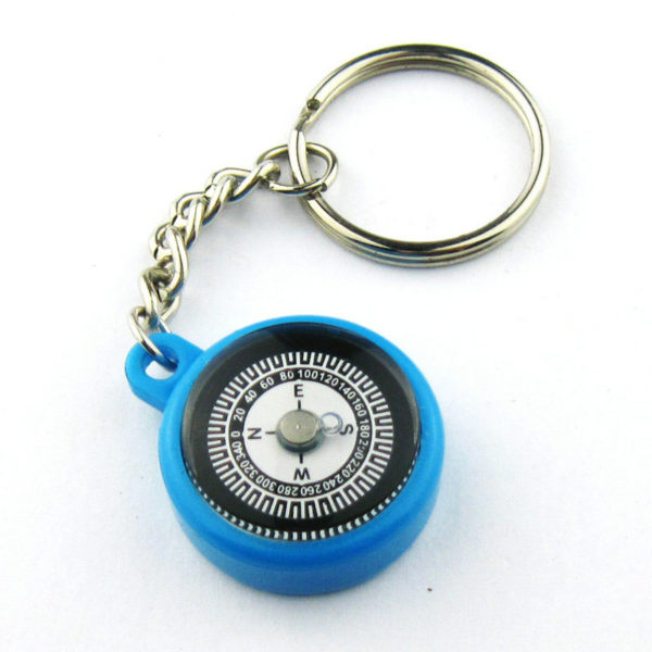 20mm Mini Button Compass Keychain Promotional Gift - Image 4