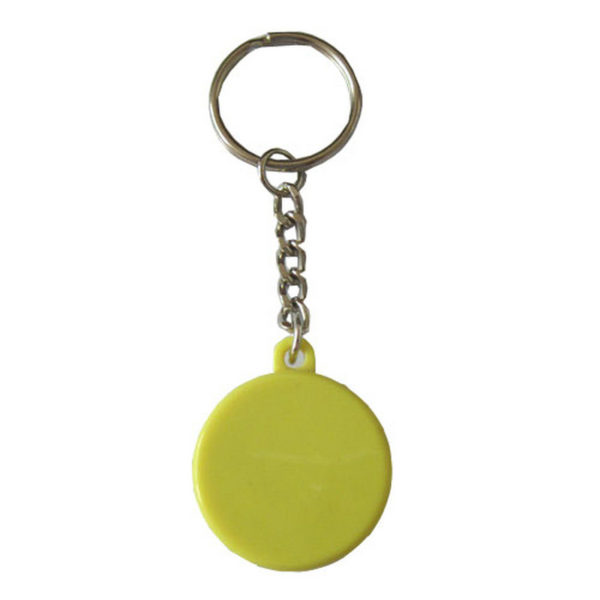 25mm Mini Liquid Button Compass Keychain Keyring - Image 3