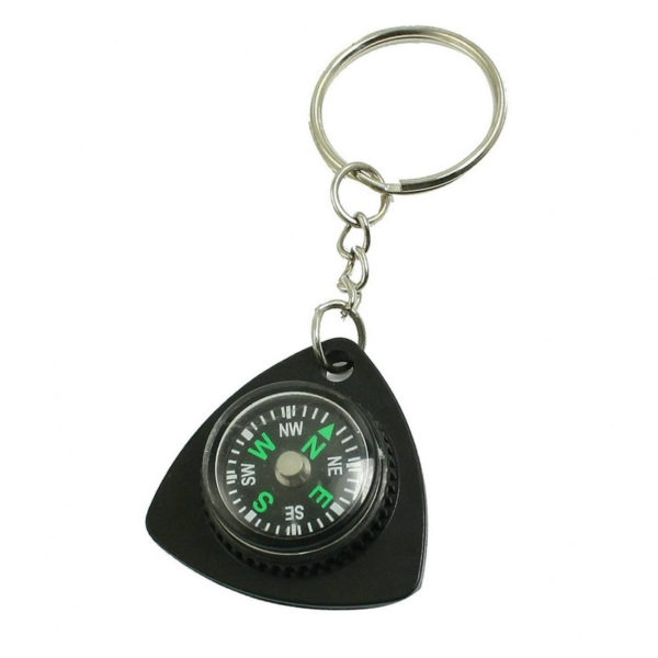 20mm Plastic Triangle Pendant Compass Keyring Keychain