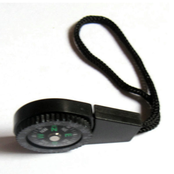 20mm Lanyard Pendant Compass Keychain Zipper - Image 3