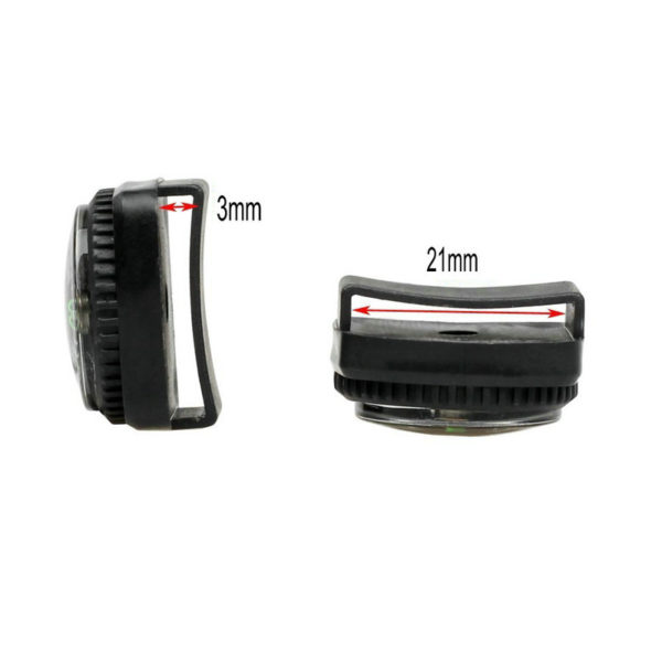 20mm Mini Survival Button Compass with Sleeve Paracord - Image 2