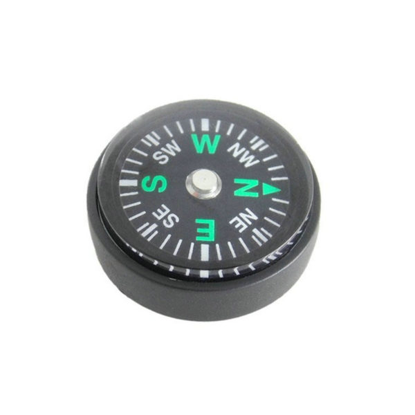 25mm Mini Button Paracord Compass with Sleeve