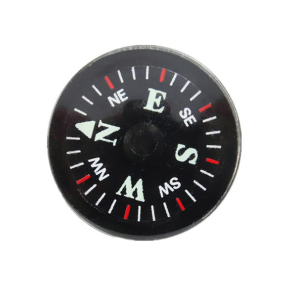 20mm Glow in Dark Mini Liquid Luminous Button Compass