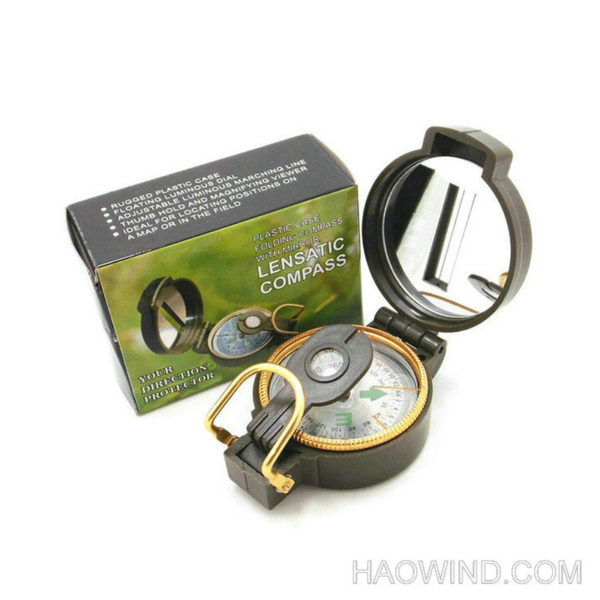 Multi Function Camouflage Army Military Luminous Compass - Image 3