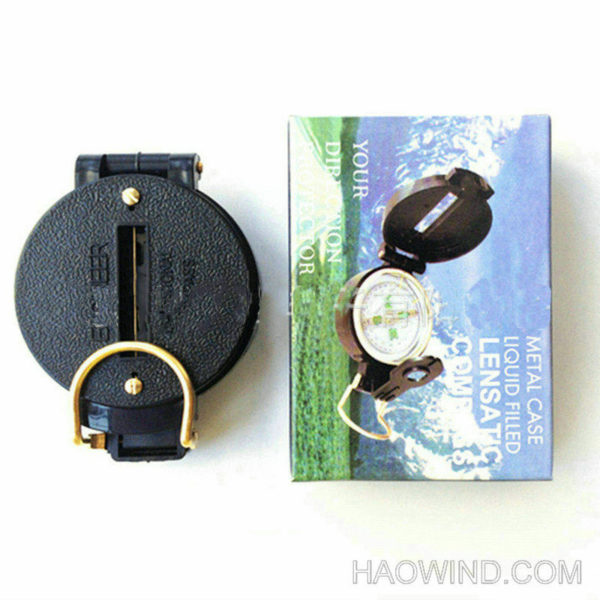 Multi Function Plastic Military Army Lensatic Compass - Image 2