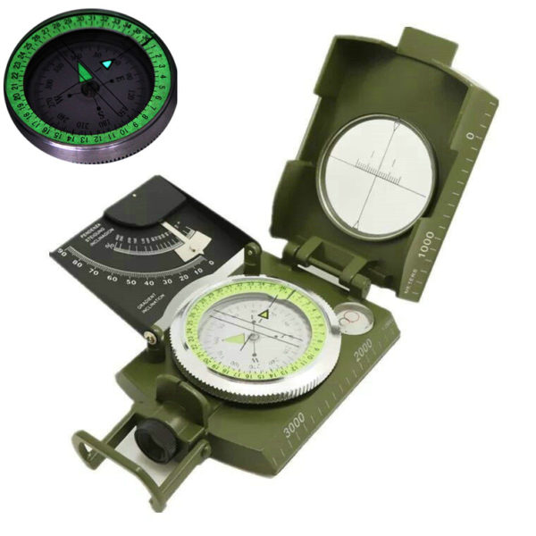 Multi Function Military Army Lensatic Compass with Gradienter