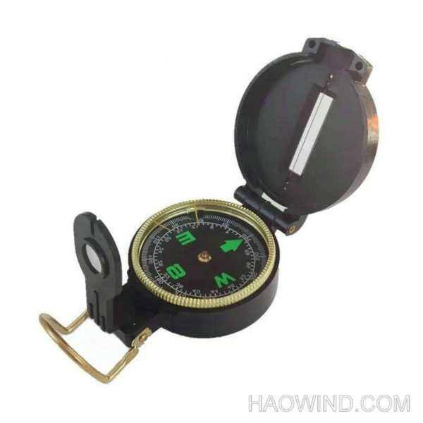 Multi Function Plastic Military Army Lensatic Compass Outdoor