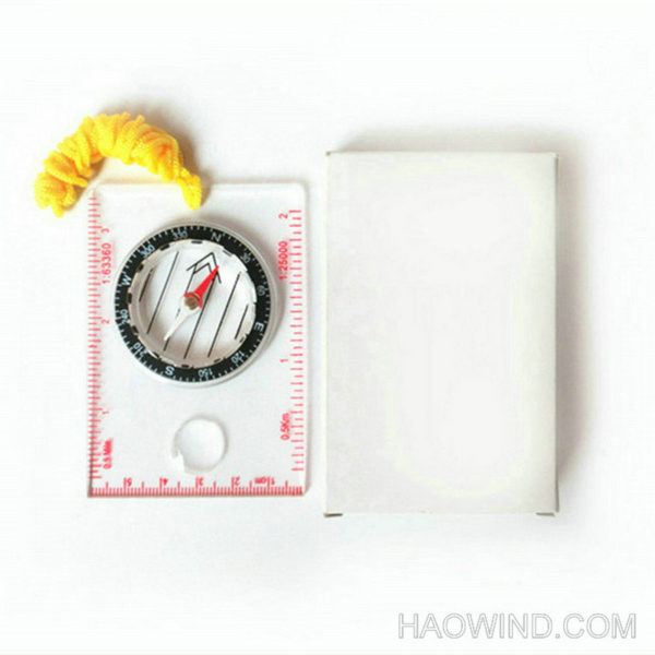 Lanyard Map Baseplate Compass Ruler Outdoor Direction - Image 3