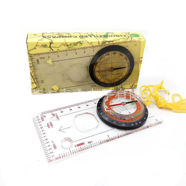 Lanyard Baseplate Map Compass Ruler Outdoor Compass - Image 2