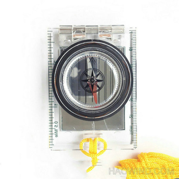 Lanyard Map Compass with Mirror Ruler Outdoor Explorer - Image 3
