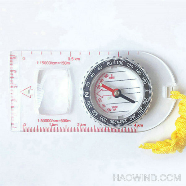 Acrylic Baseplate Map Compass Ruler Outdoor Explorer - Image 2