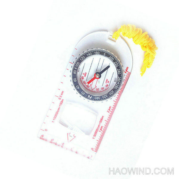 Acrylic Baseplate Map Compass Ruler Outdoor Explorer