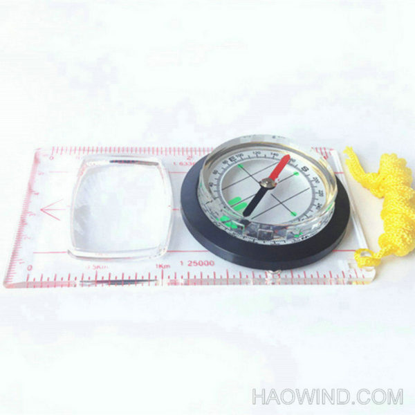 Plastic Baseplate Map Compass Ruler Outdoor Explorer - Image 3