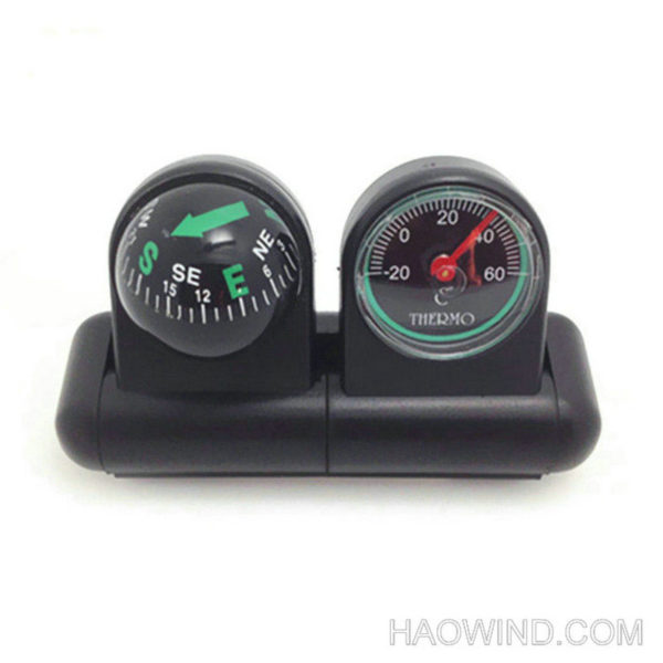 Professional Car Vehicle Compass Ball Thermometer