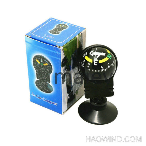 Professional Car Vehicle Compass Ball with Sucker - Image 2