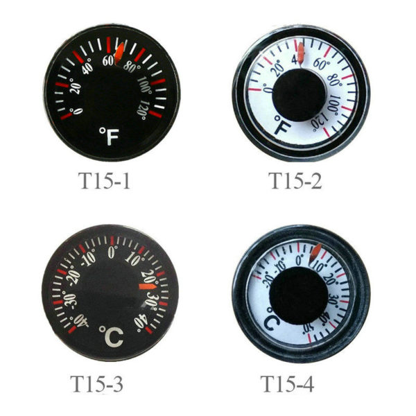 15mm Mini Liquid Bimetal Button Thermometer