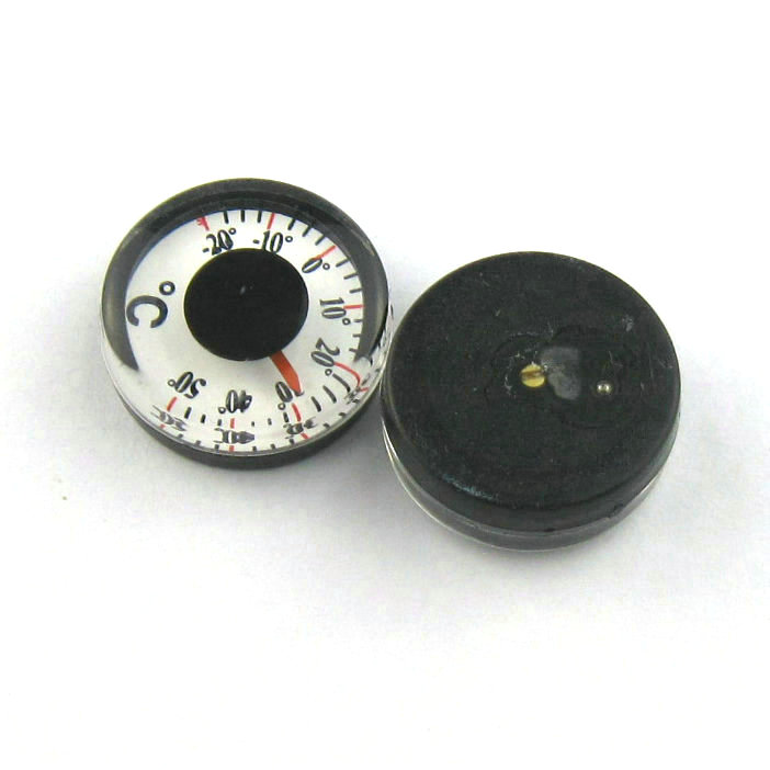 18mm Mini Round Bimetal Button Thermometer - Haowind
