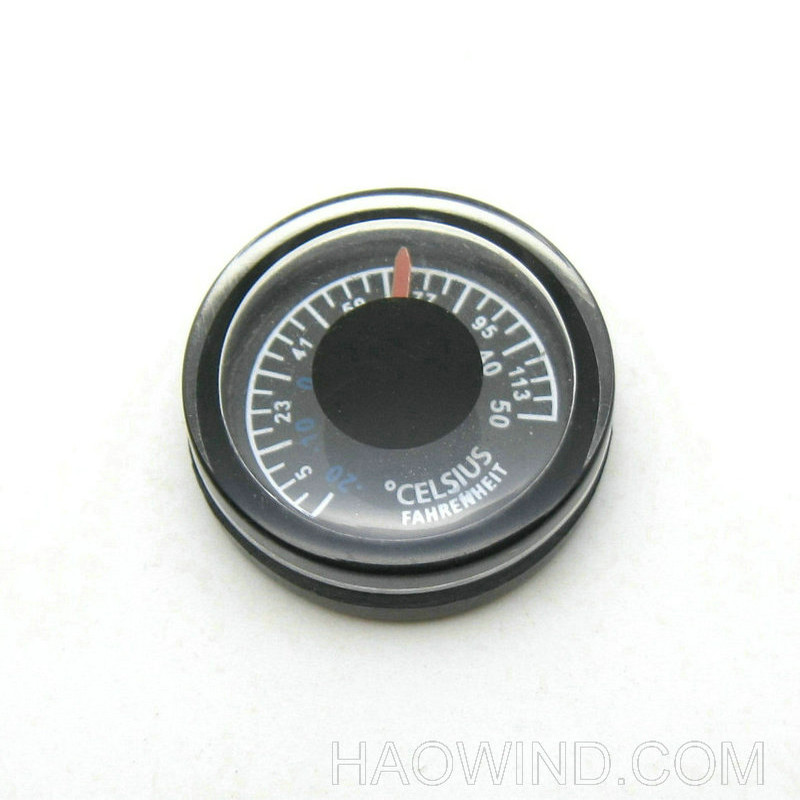 20mm Celsius Fahrenheit Mini Button Thermometer - Haowind