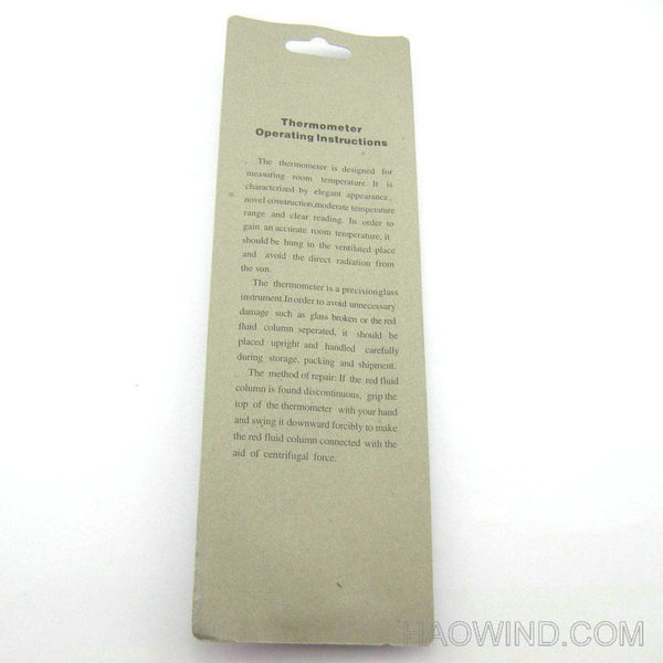 Celsius Fahrenheit Glass Thermometer for Indoor Home Use - Image 4
